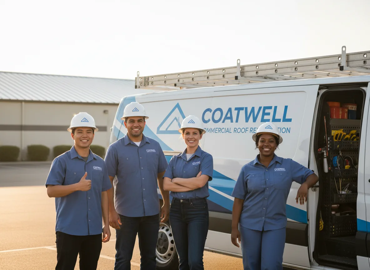 Commercial roof coating company in Fairview, OH